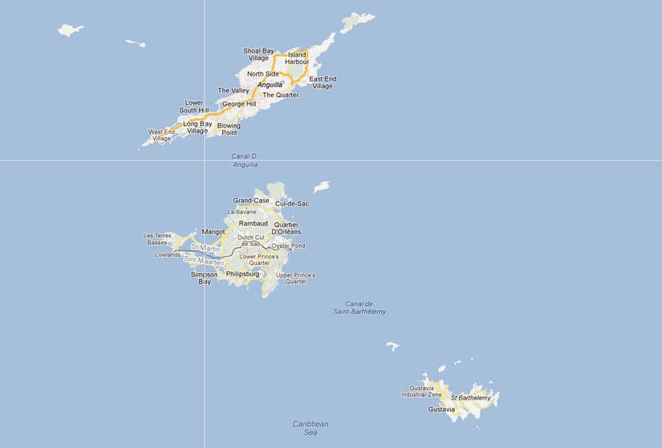 Maps von Anguilla